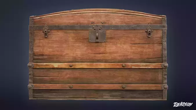 PIRATES - Wooden Chest 01 - NANITE AND LOW POLY