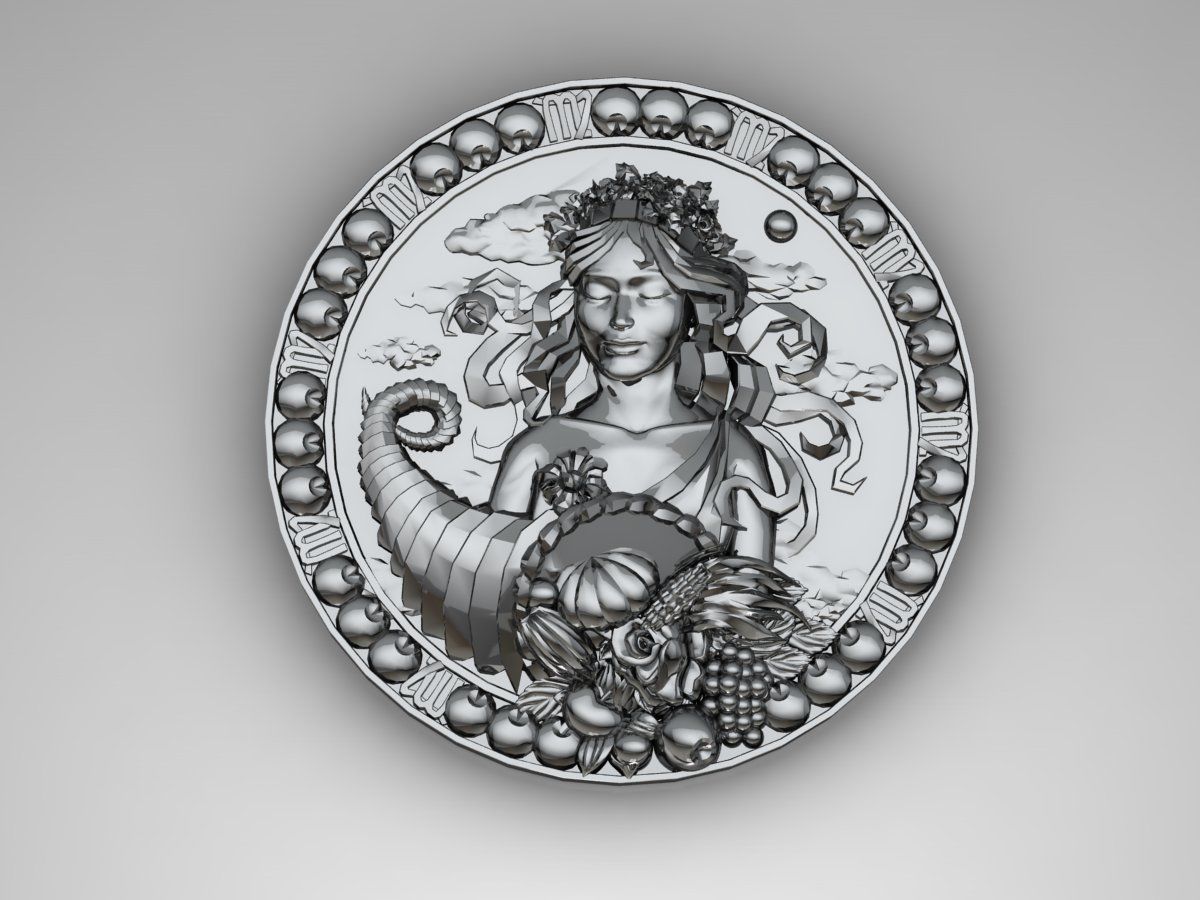 zodiac 2 horoscope Deva Virgo 3D print model_5