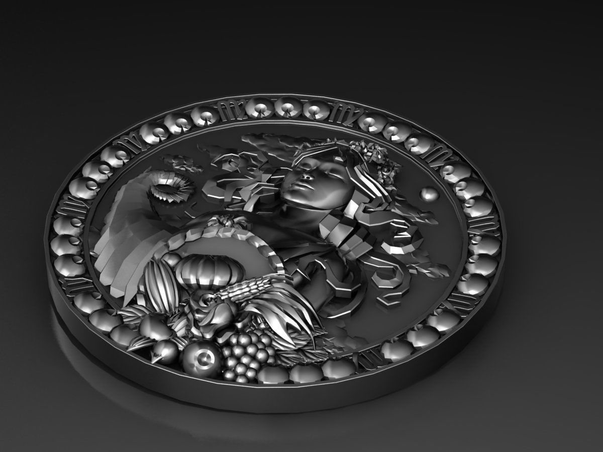 zodiac 2 horoscope Deva Virgo 3D print model_3