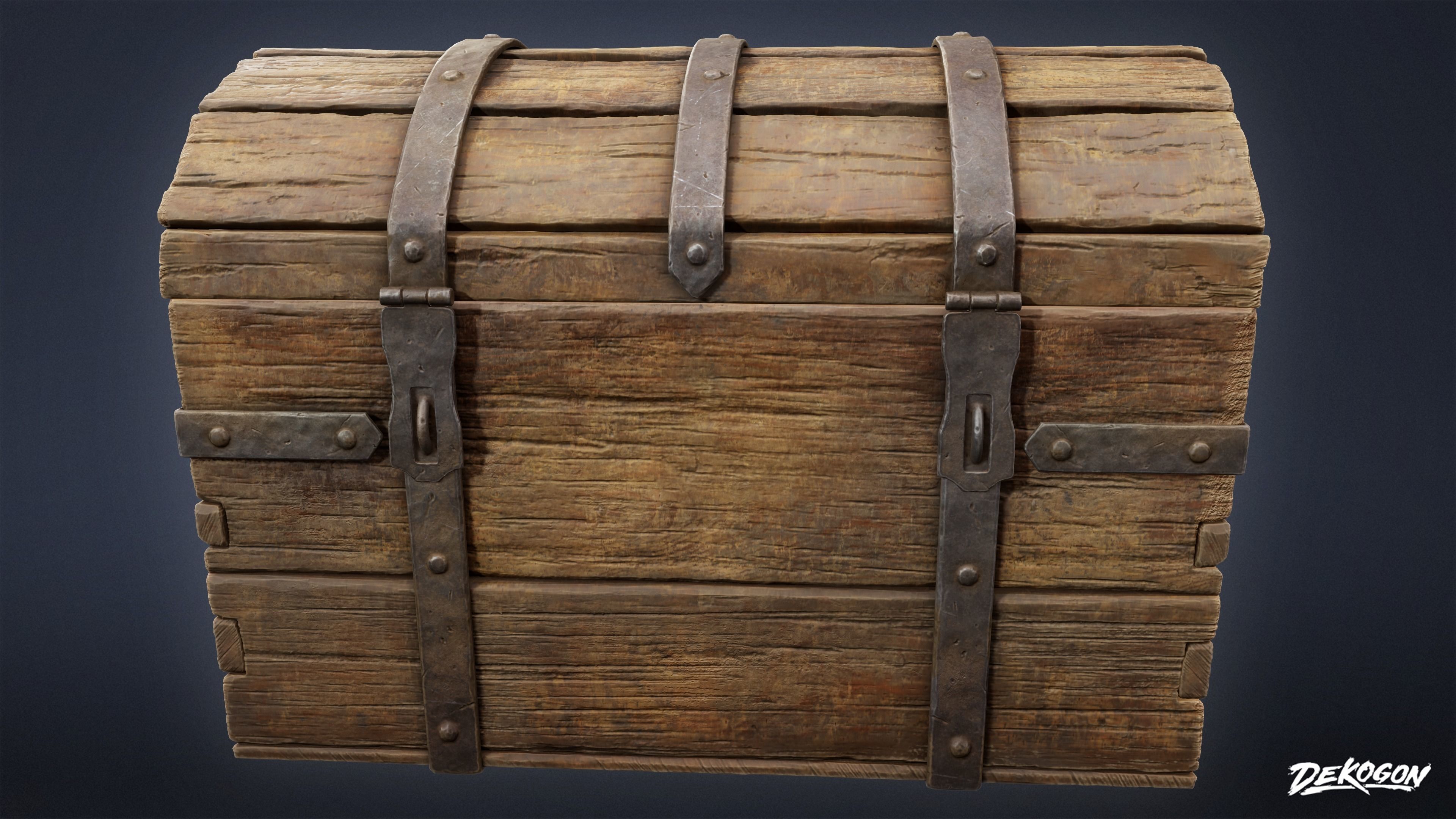 PIRATES - Treasure Chest 01 - NANITE 3D model_1