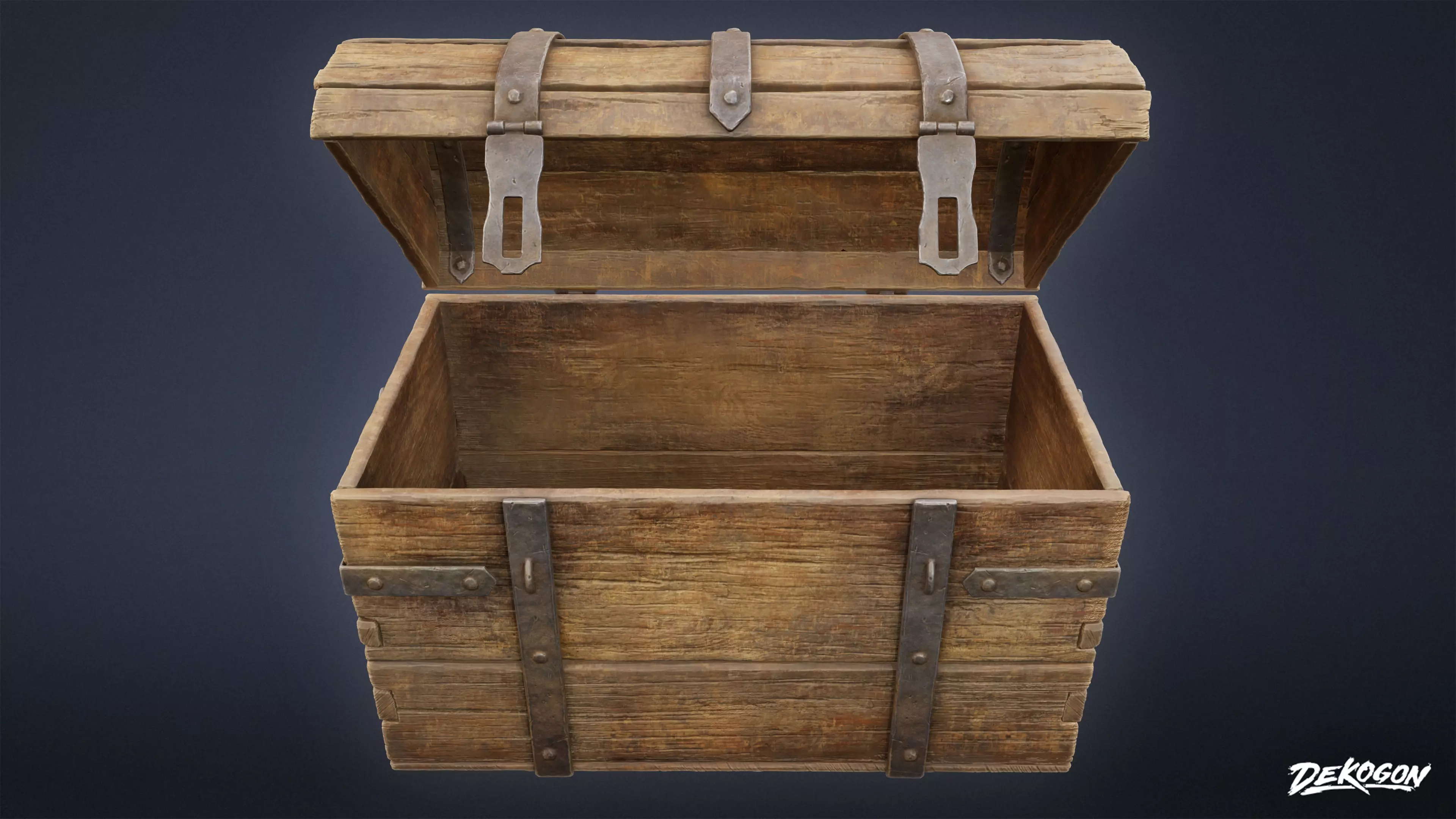 PIRATES - Treasure Chest 01 - NANITE 3D model_0