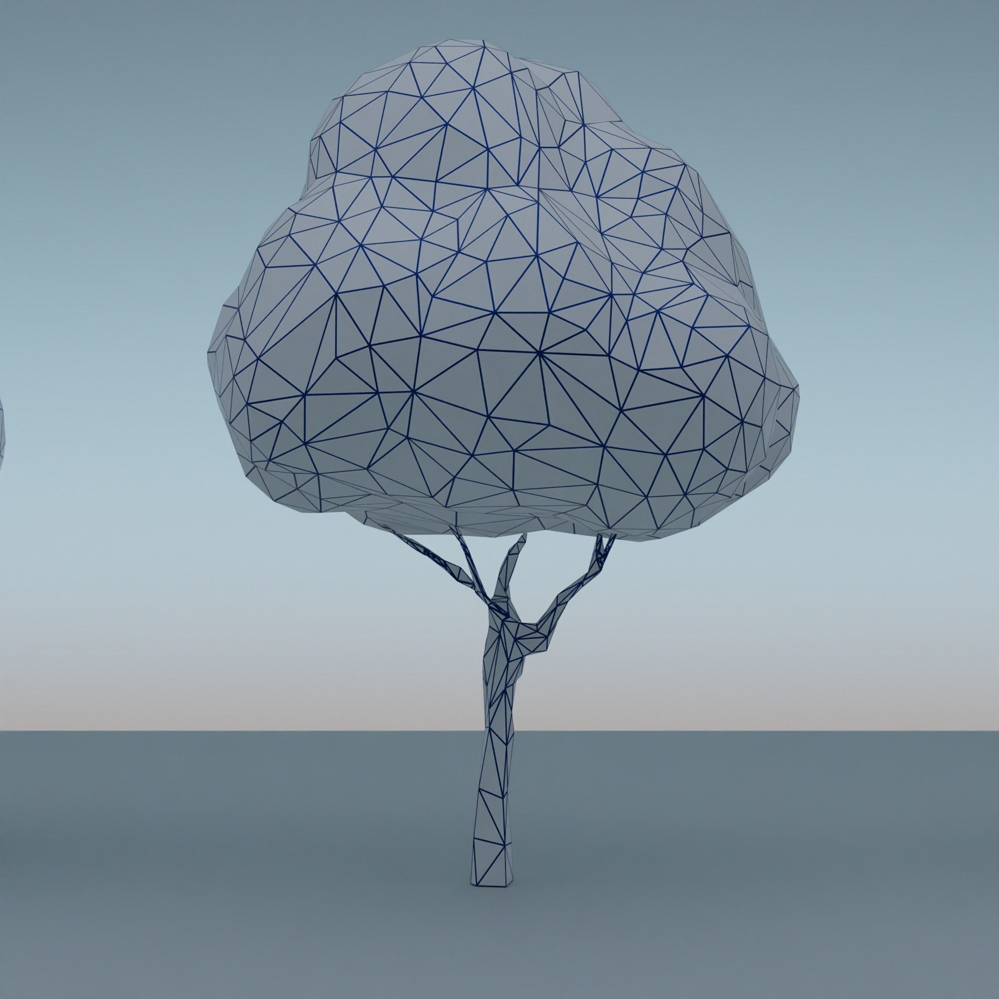 Low Poly Tree Asset Pack Low-poly 3D model_8