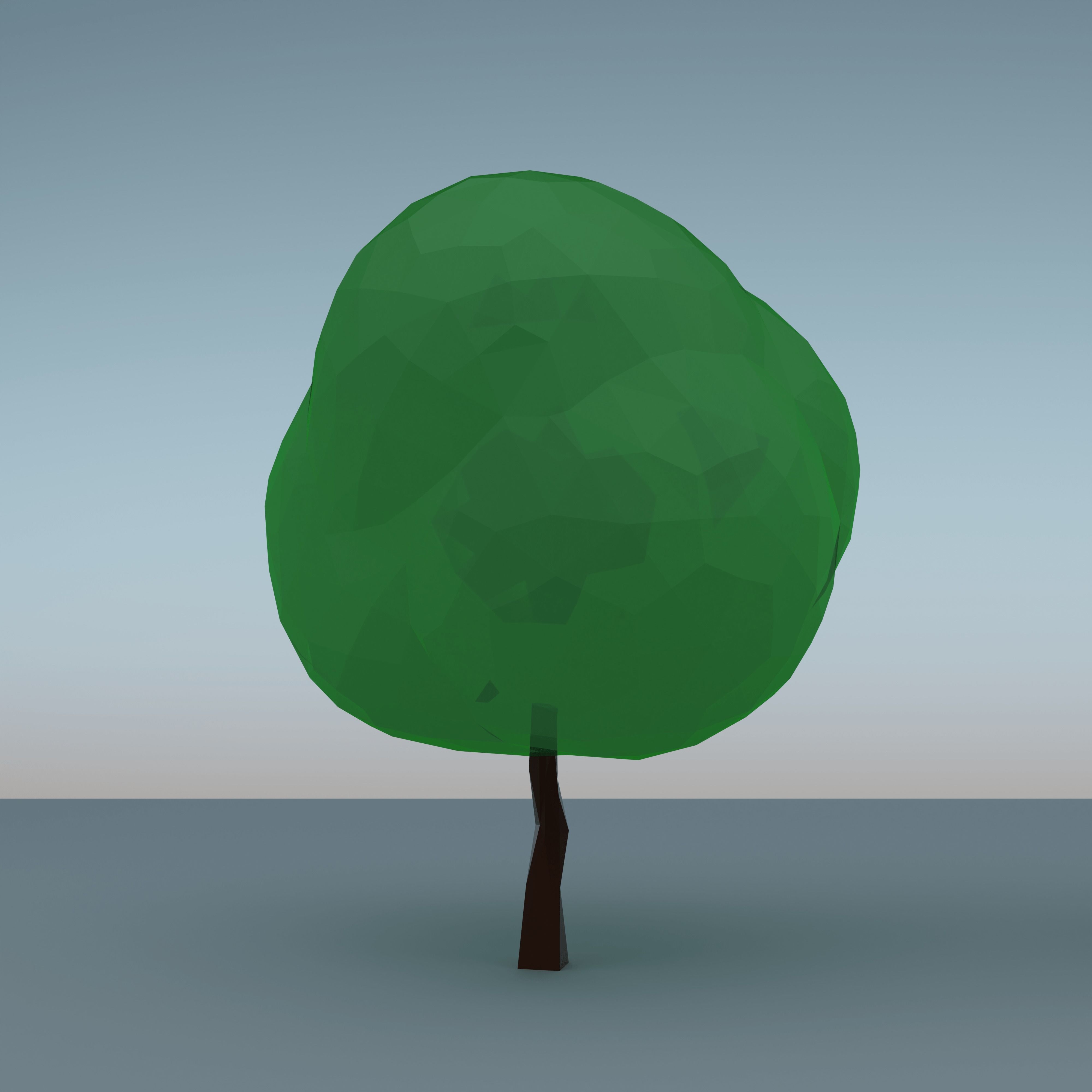 Low Poly Tree Asset Pack Low-poly 3D model_2