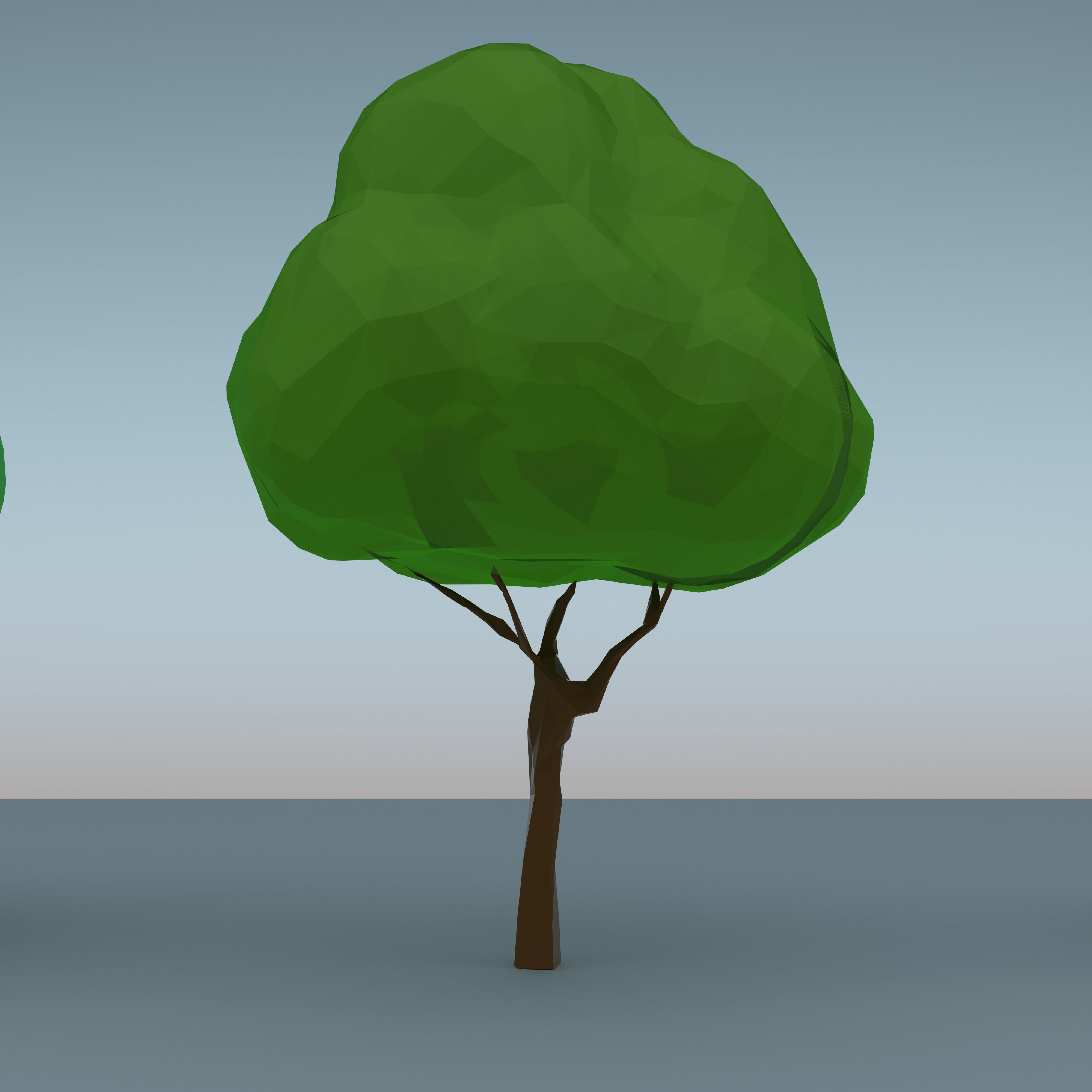 Low Poly Tree Asset Pack Low-poly 3D model_3
