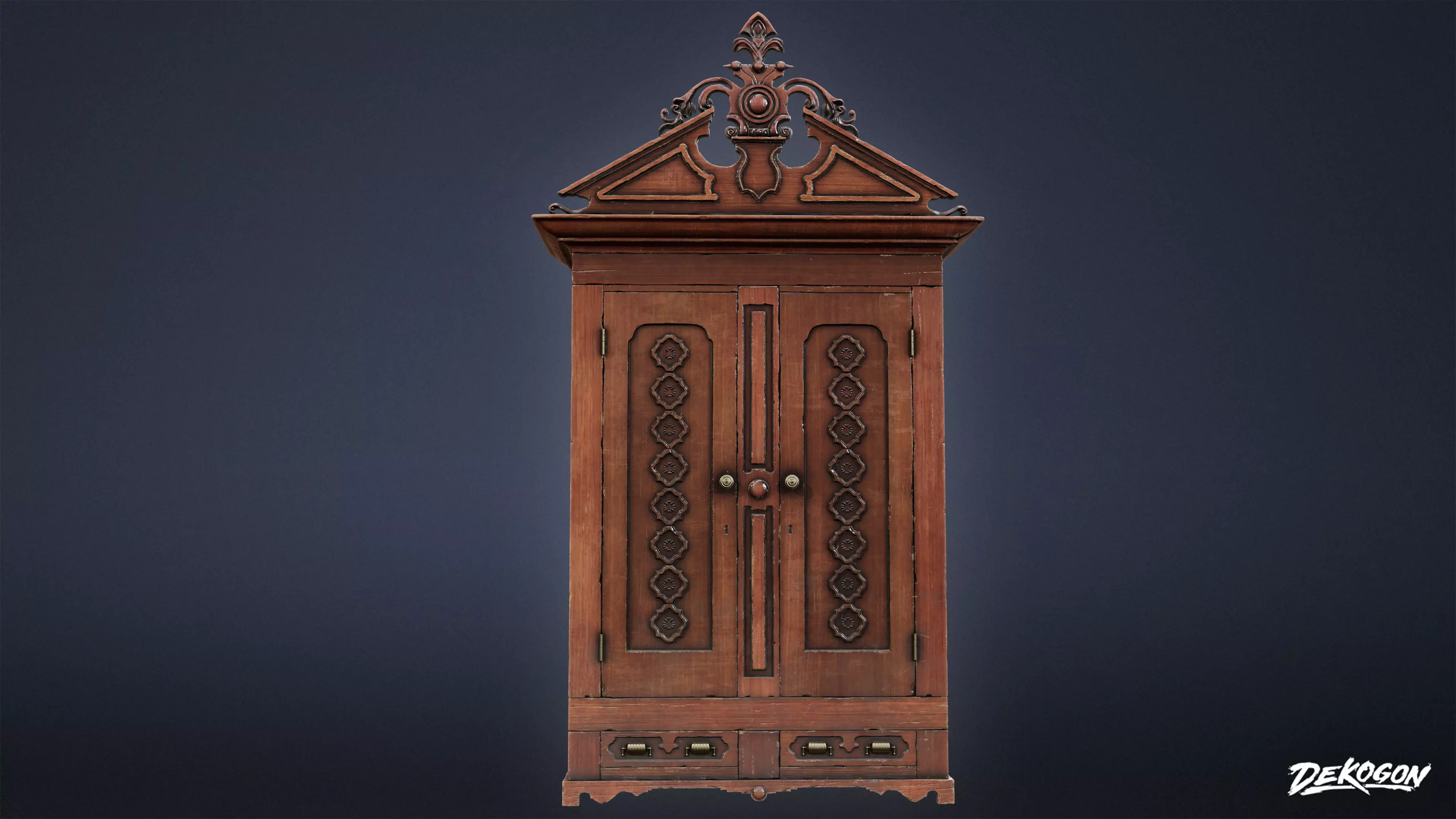 PIRATES - Victorian Cabinet 01 - NANITE 3D model_0