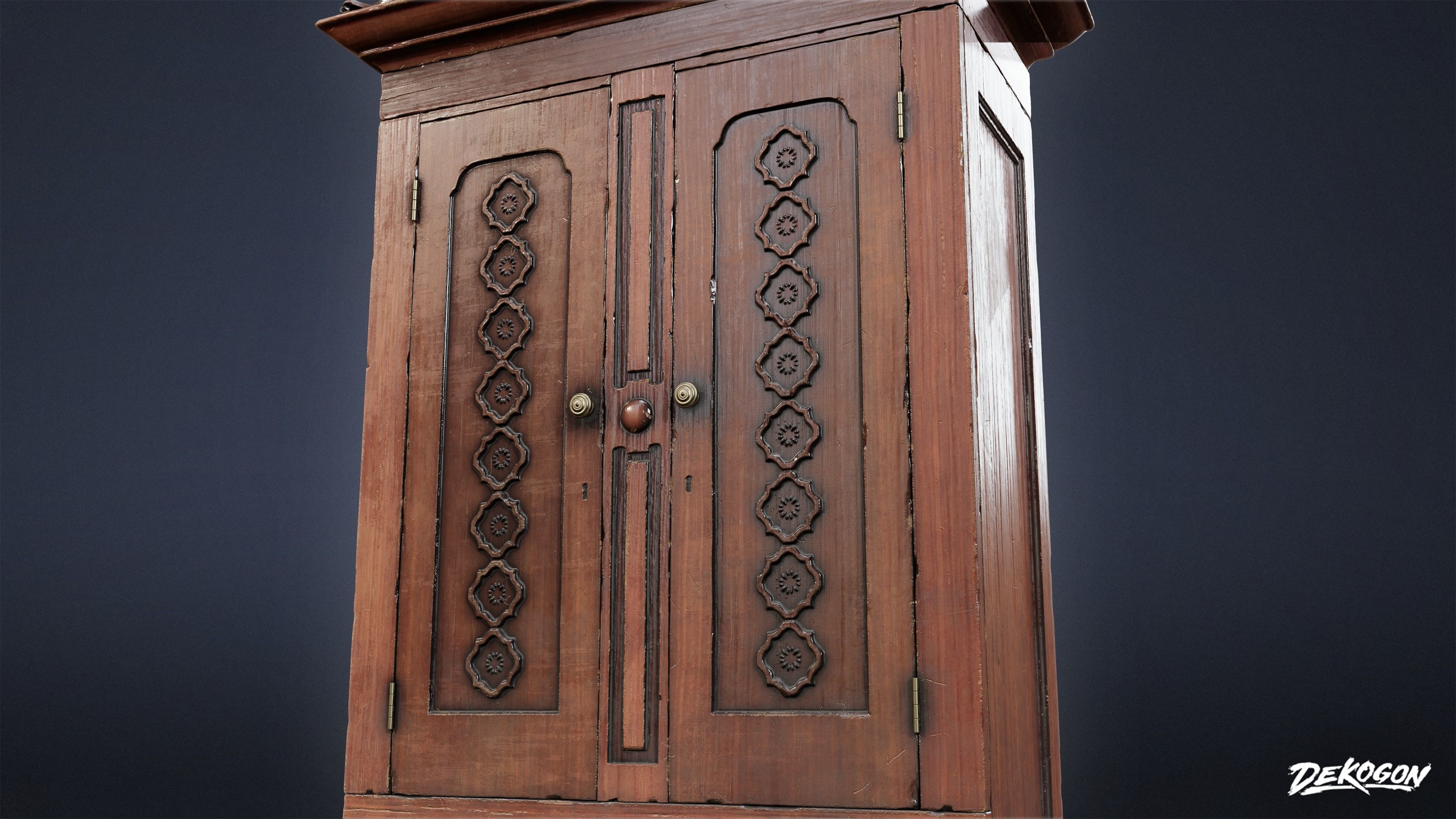 PIRATES - Victorian Cabinet 01 - NANITE 3D model_5