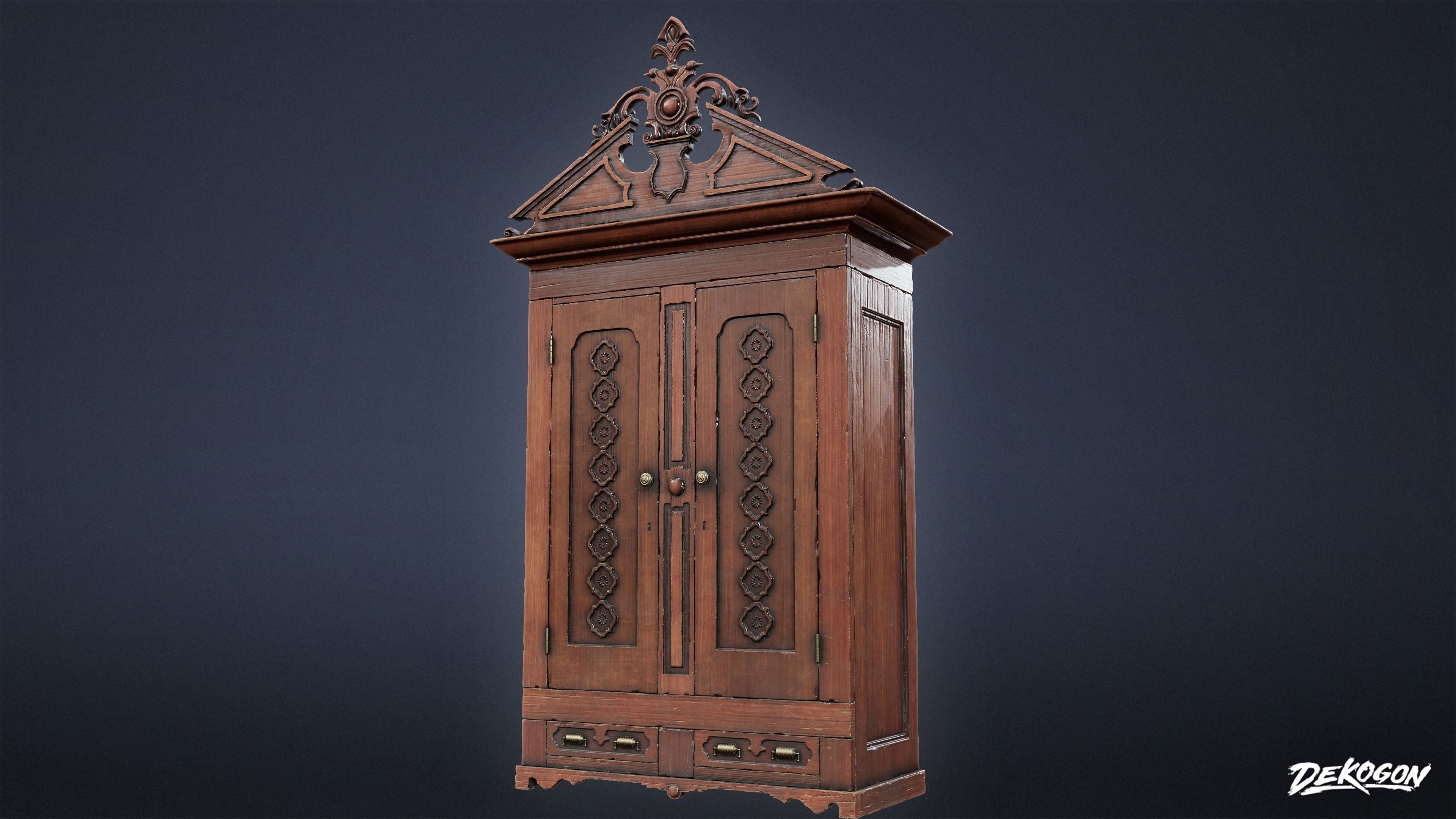 PIRATES - Victorian Cabinet 01 - NANITE 3D model_2