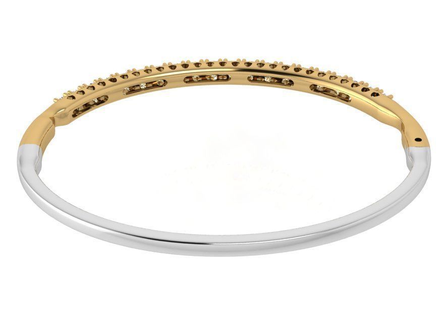 Diamond Bangle Bracelet 3835 3D print model_3