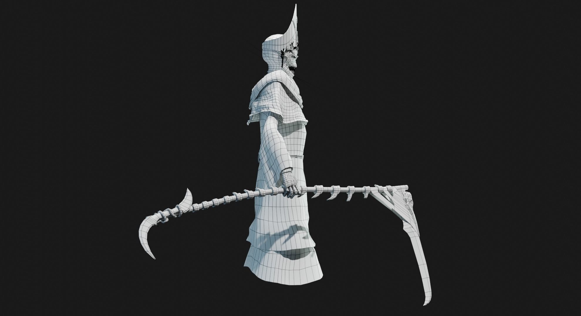 Unholy Bishop Low-poly 3D model_35