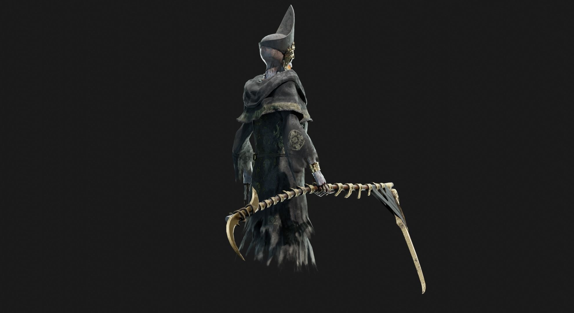 Unholy Bishop Low-poly 3D model_15