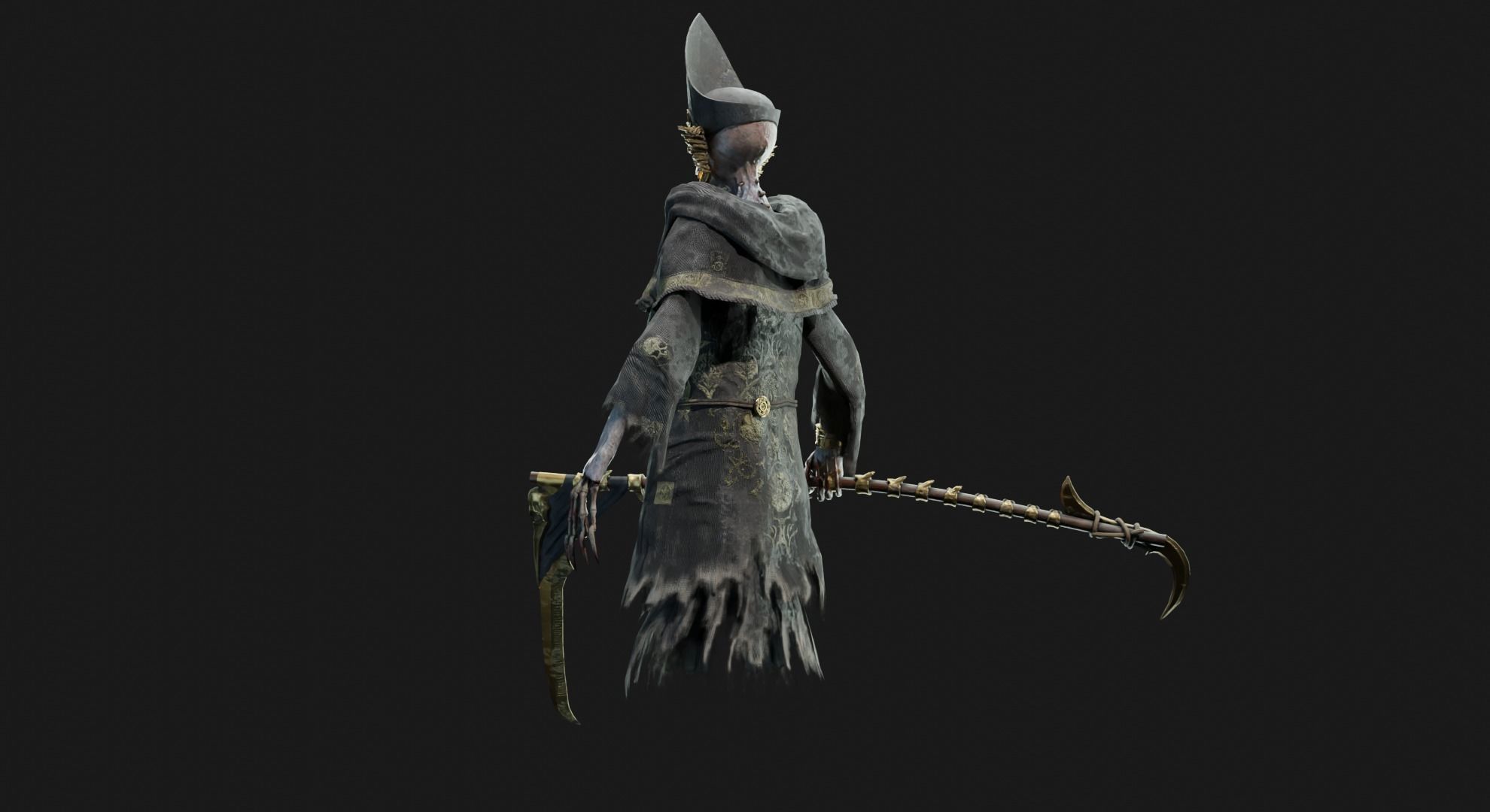 Unholy Bishop Low-poly 3D model_23