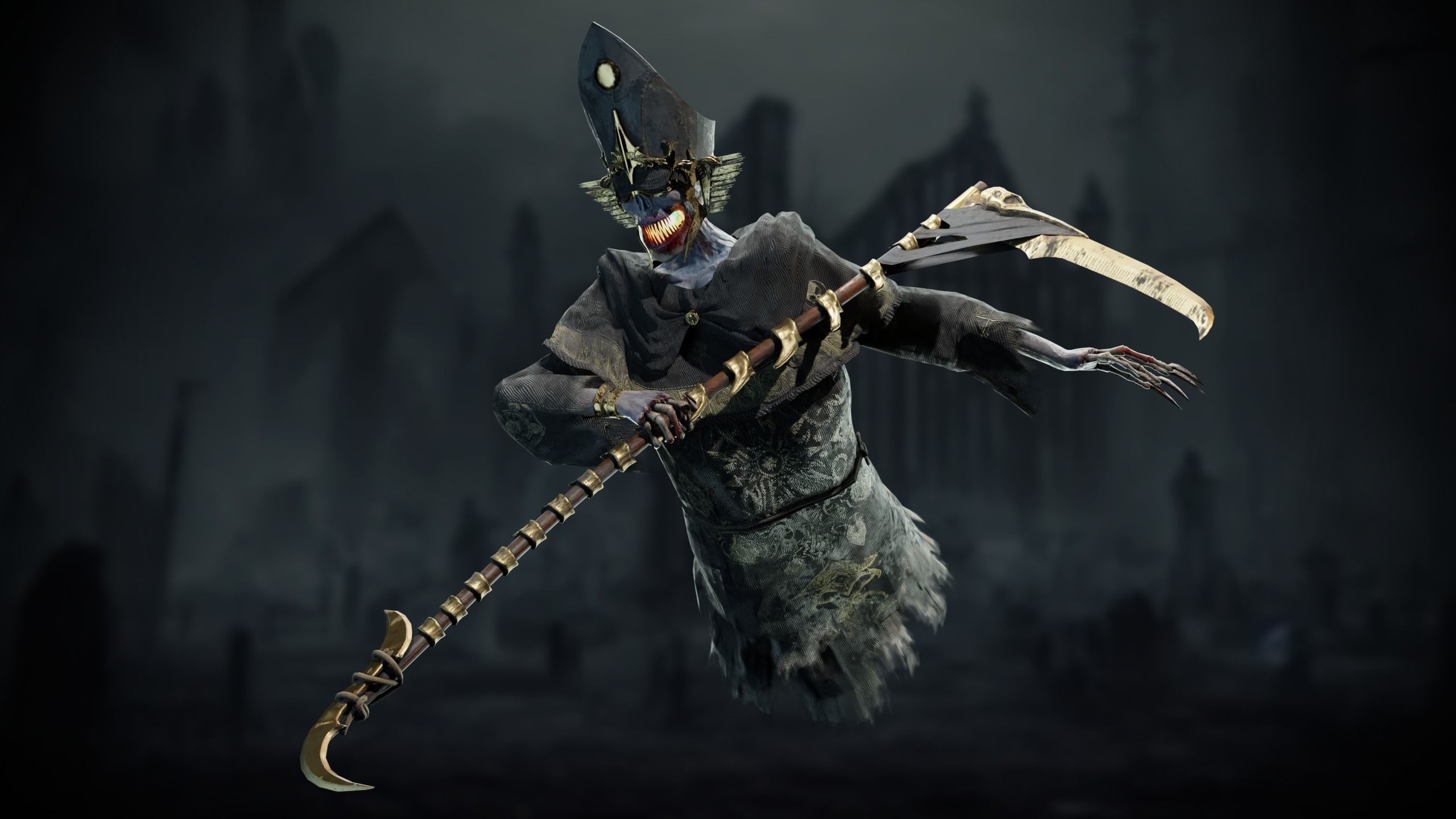 Unholy Bishop Low-poly 3D model_14