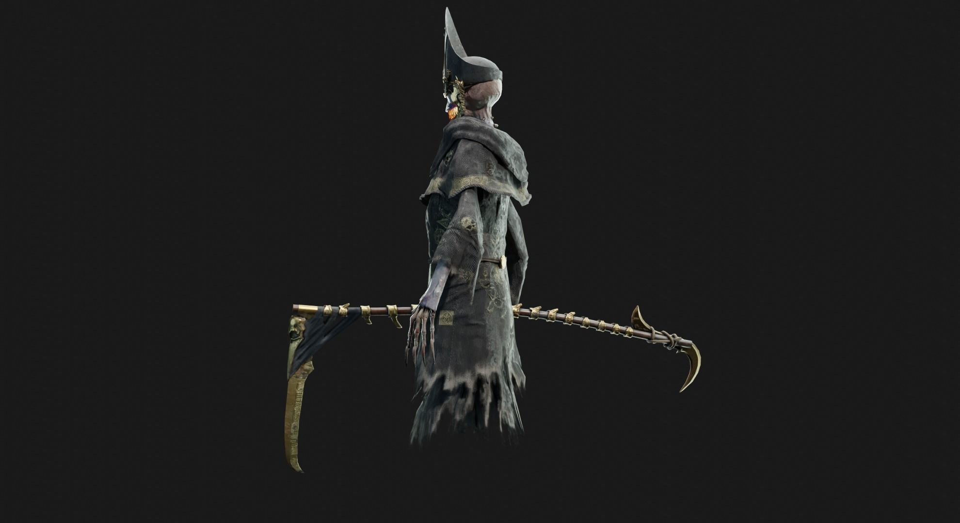 Unholy Bishop Low-poly 3D model_21