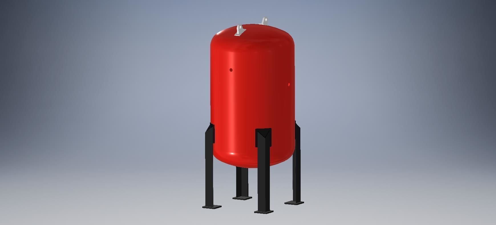 Industrial Tank 3D model_1