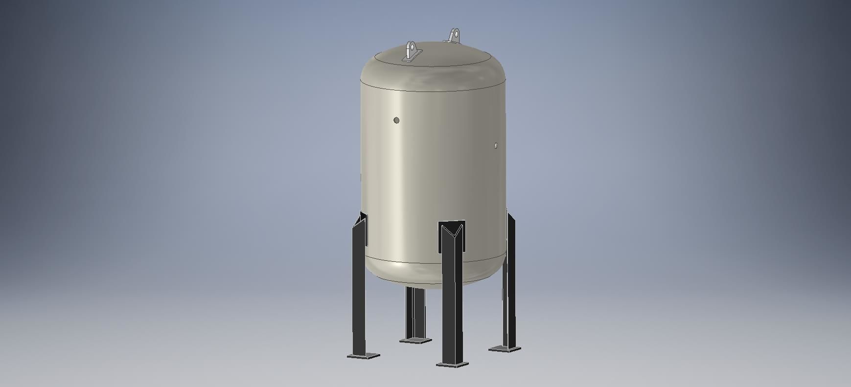 Industrial Tank 3D model_2