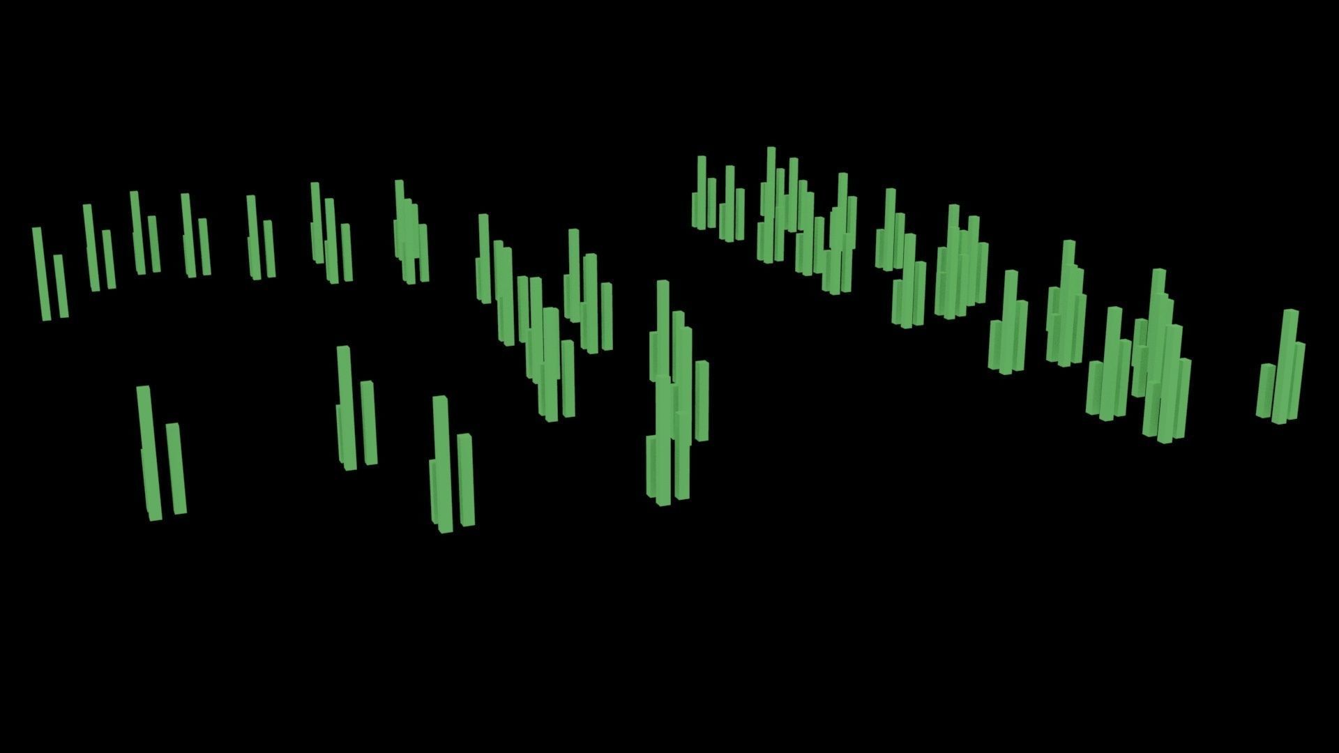 Low Poly Game Ready Grasses Low-poly 3D model_2