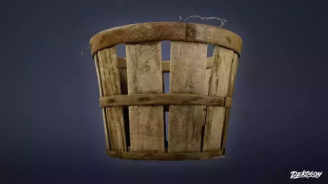 SEASIDE DOCKS - Crab Basket 01 - NANITE AND LOW POLY