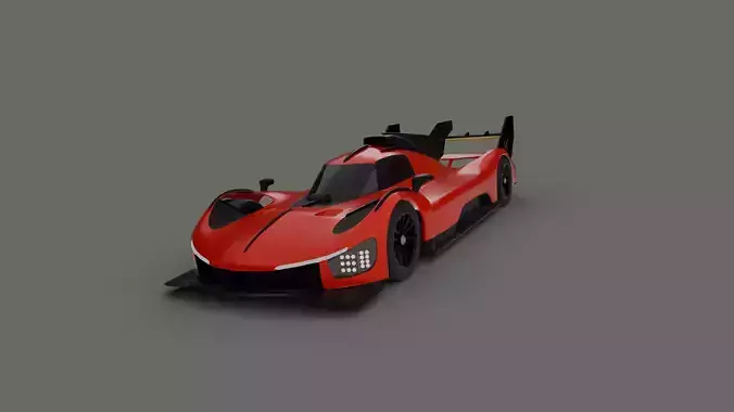 ferrari 499p 3D model