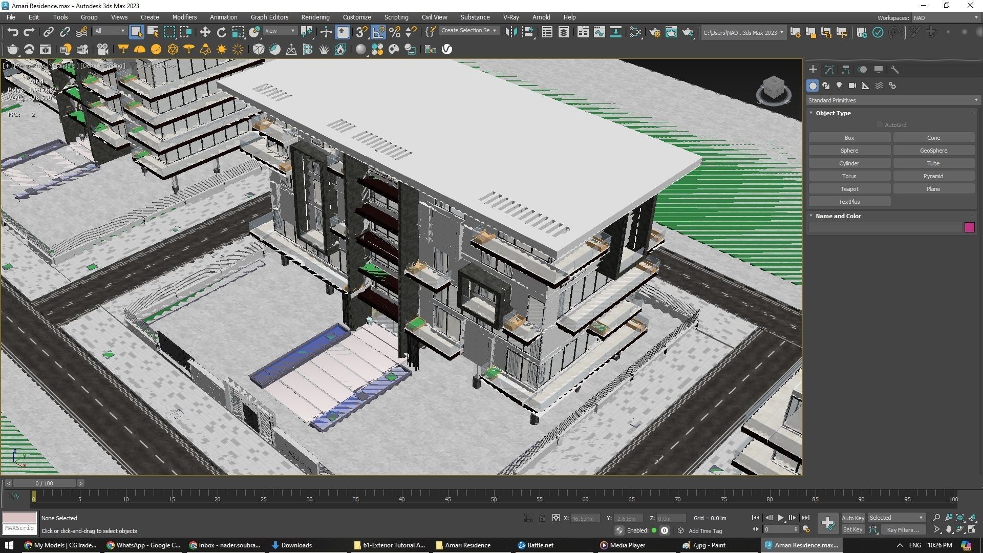 Amari Residence Exterior Design 3D model_8