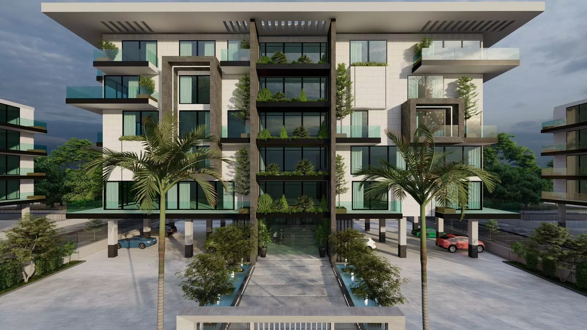 Amari Residence Exterior Design 3D model_10