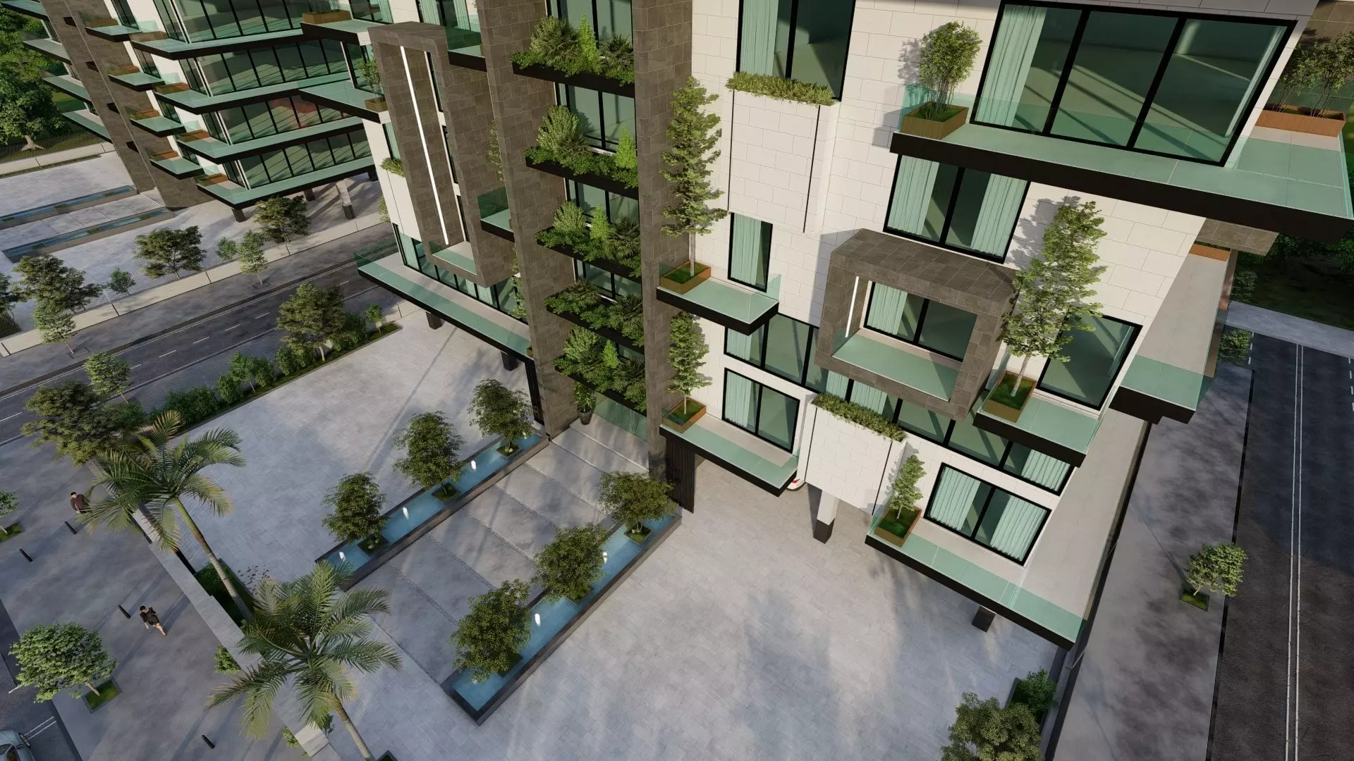 Amari Residence Exterior Design 3D model_12