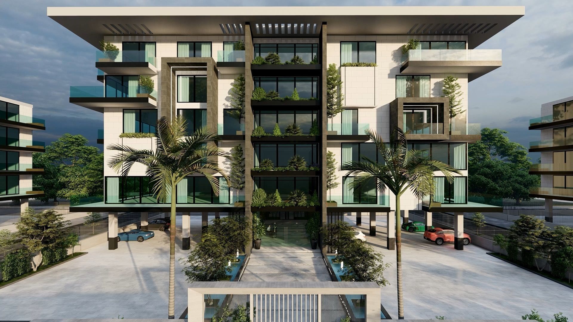 Amari Residence Exterior Design 3D model_7