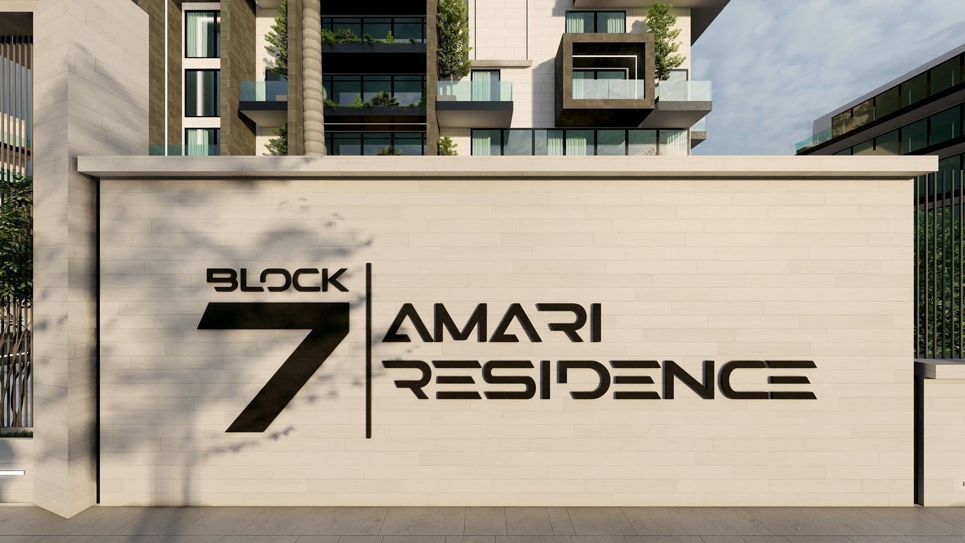 Amari Residence Exterior Design 3D model_3