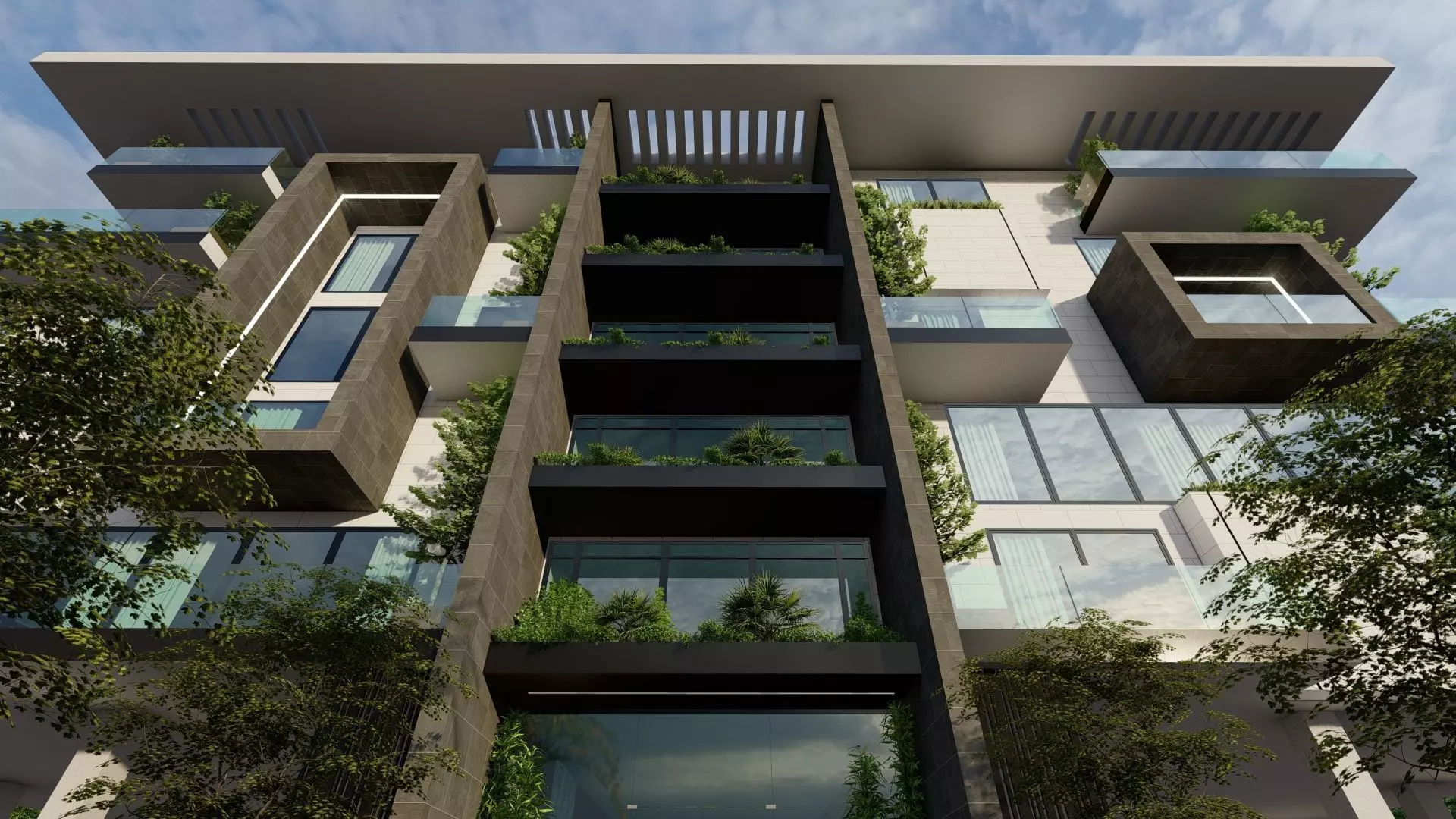 Amari Residence Exterior Design 3D model_21