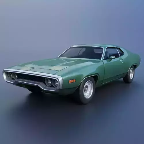 Plymouth Satellite 1971 3D print model