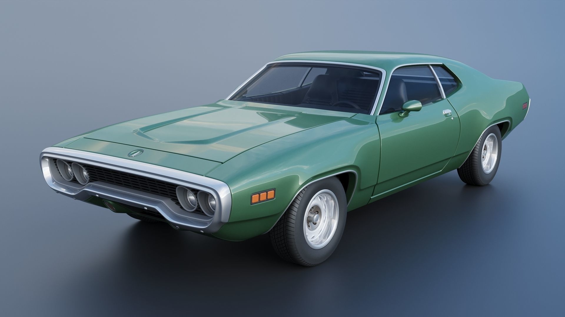 Plymouth Satellite 1971 3D model 3D printable | CGTrader