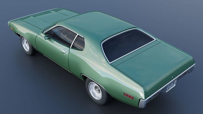 Plymouth Satellite 1971 3D print model 6