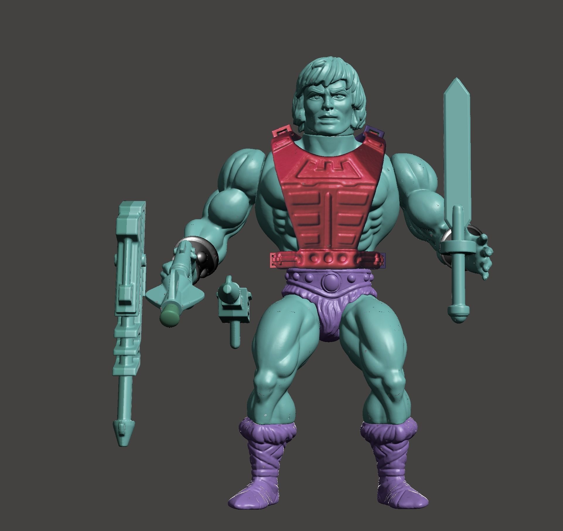 WUN - DAR   WONDERBREAD  MOTU VINTAGE  3D print model_11