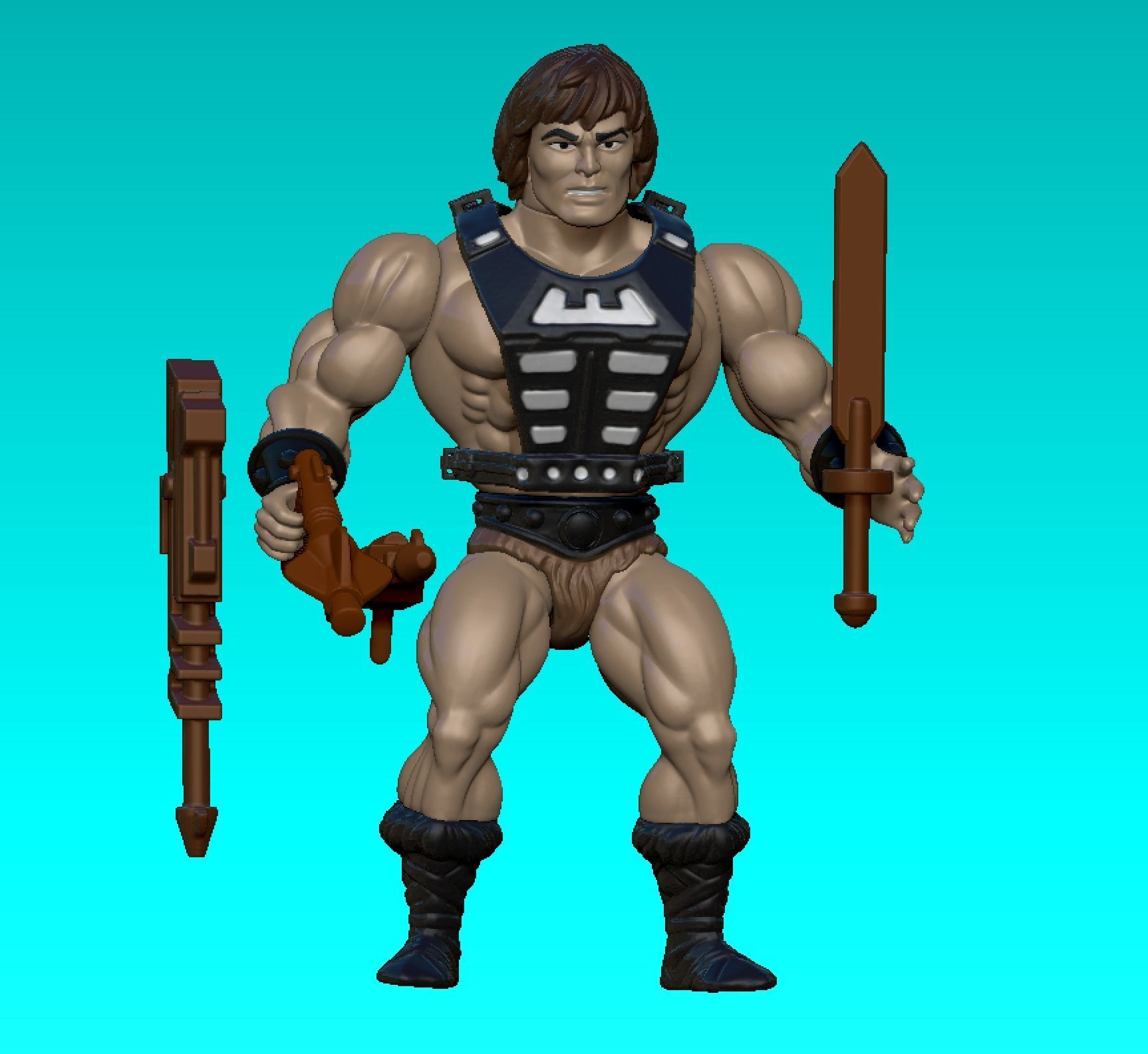 WUN - DAR   WONDERBREAD  MOTU VINTAGE  3D print model_5