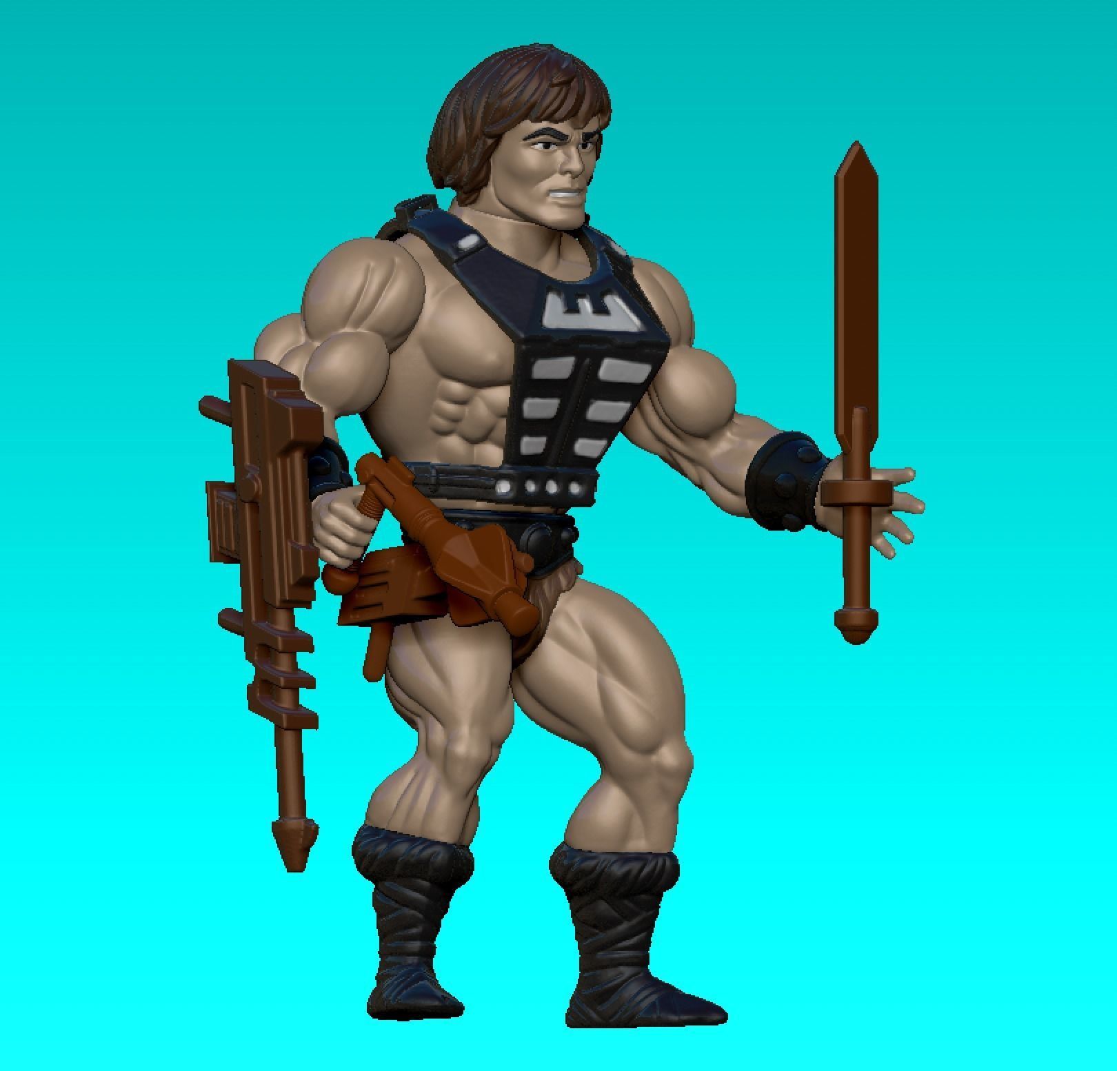 WUN - DAR   WONDERBREAD  MOTU VINTAGE  3D print model_4