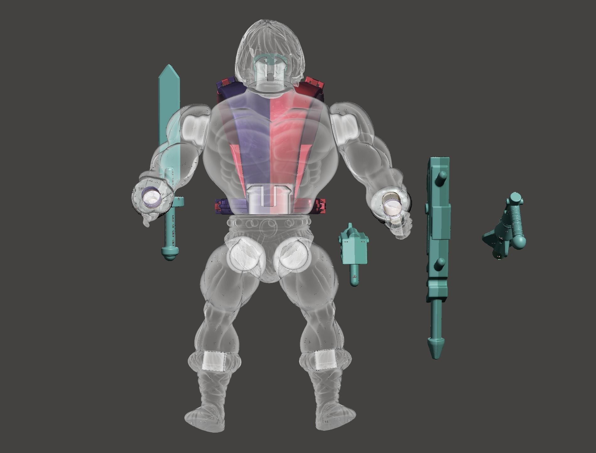 WUN - DAR   WONDERBREAD  MOTU VINTAGE  3D print model_12