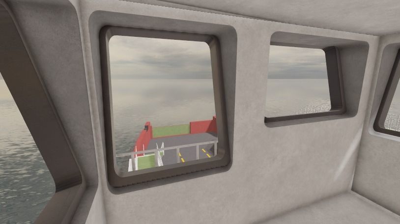 RO RO Ferry Vessel Western Ferries Sound of Soay 3D model_1