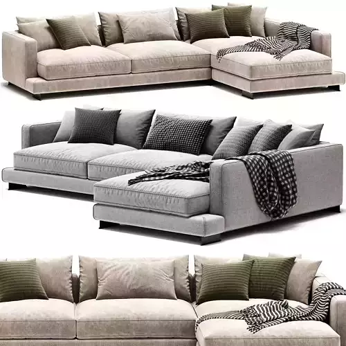 Flexform Long Island Chaise Longue Sofa