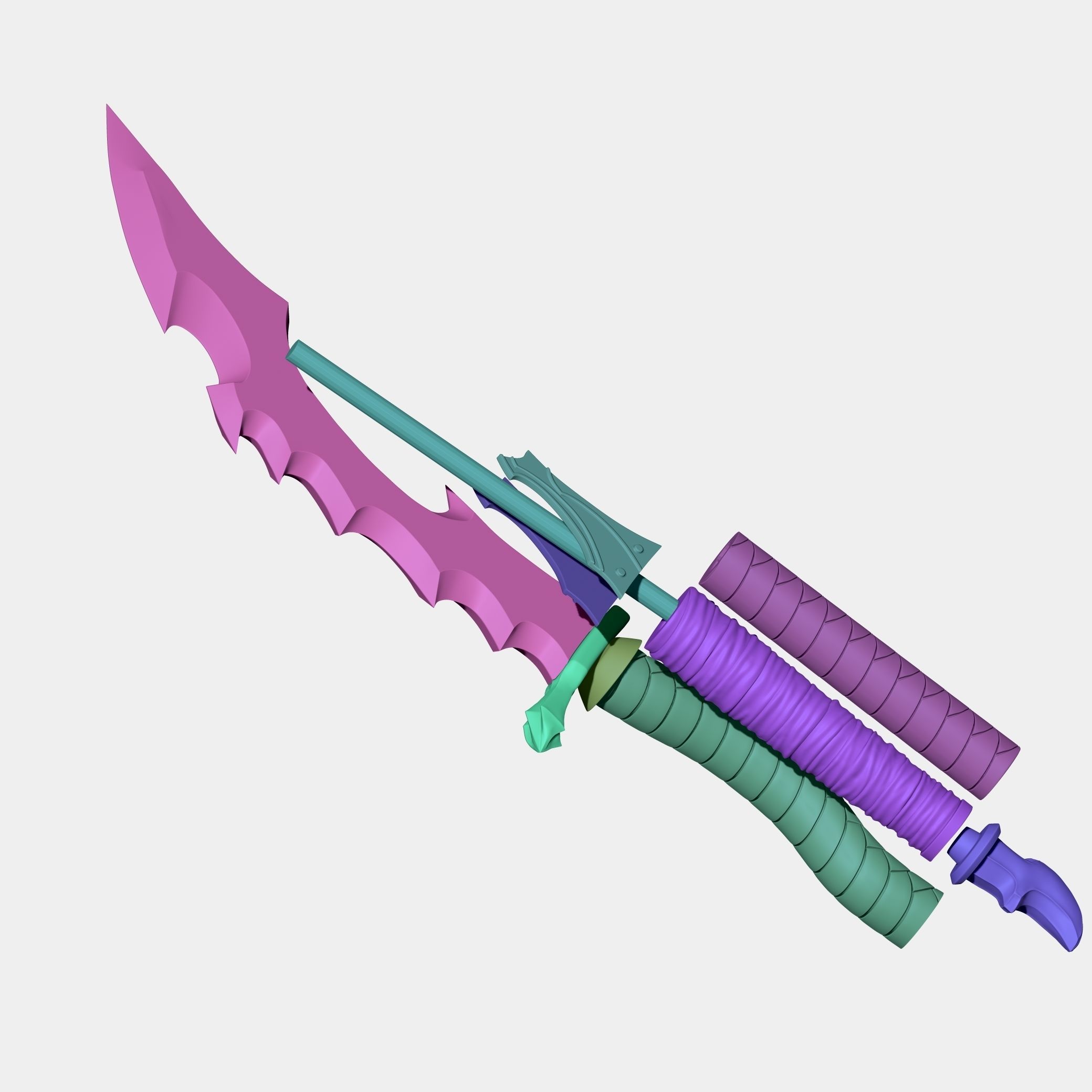 DAGGER 03 - knight Killer - SOLO LEVELING 3D print model_2