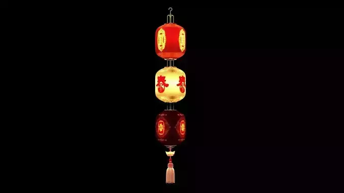 Chinese red  lantern 