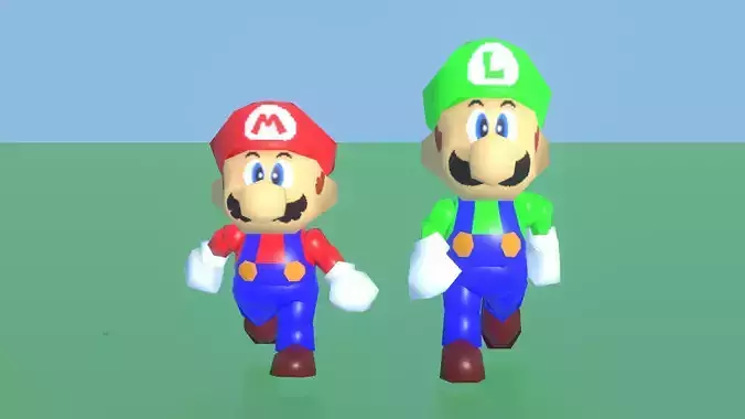 The Beta Mario Brothers Model Pack