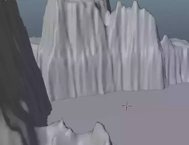 Mountain rocky terrain