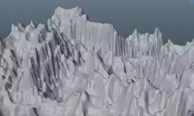 Mountain rocky terrain