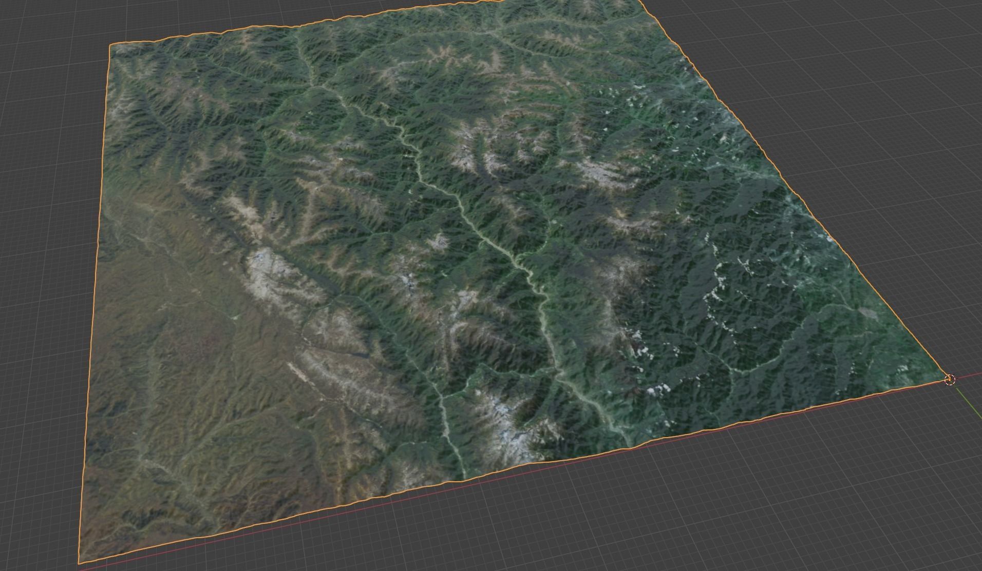 Alp Terrain 2 3D model_2