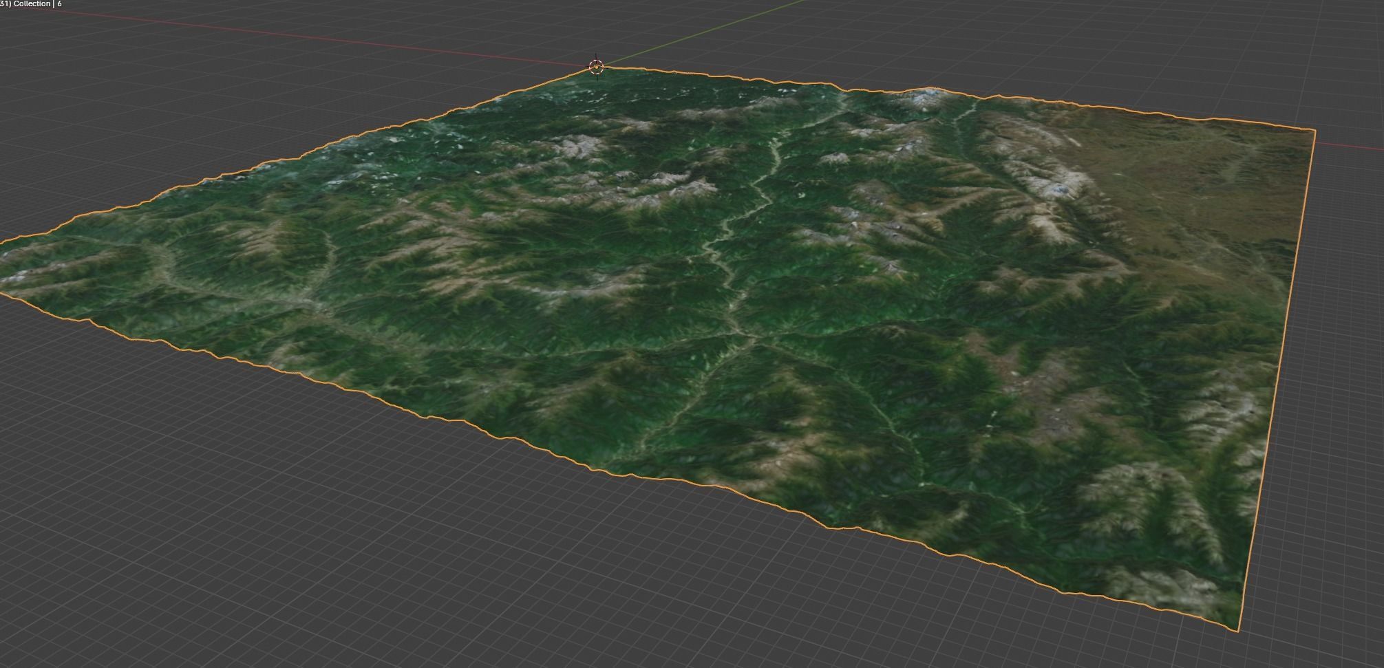 Alp Terrain 2 3D model_3
