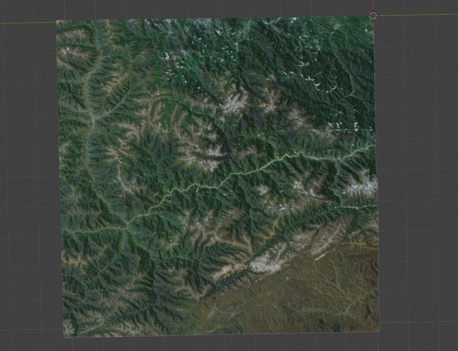 Alp Terrain 2 3D model_1