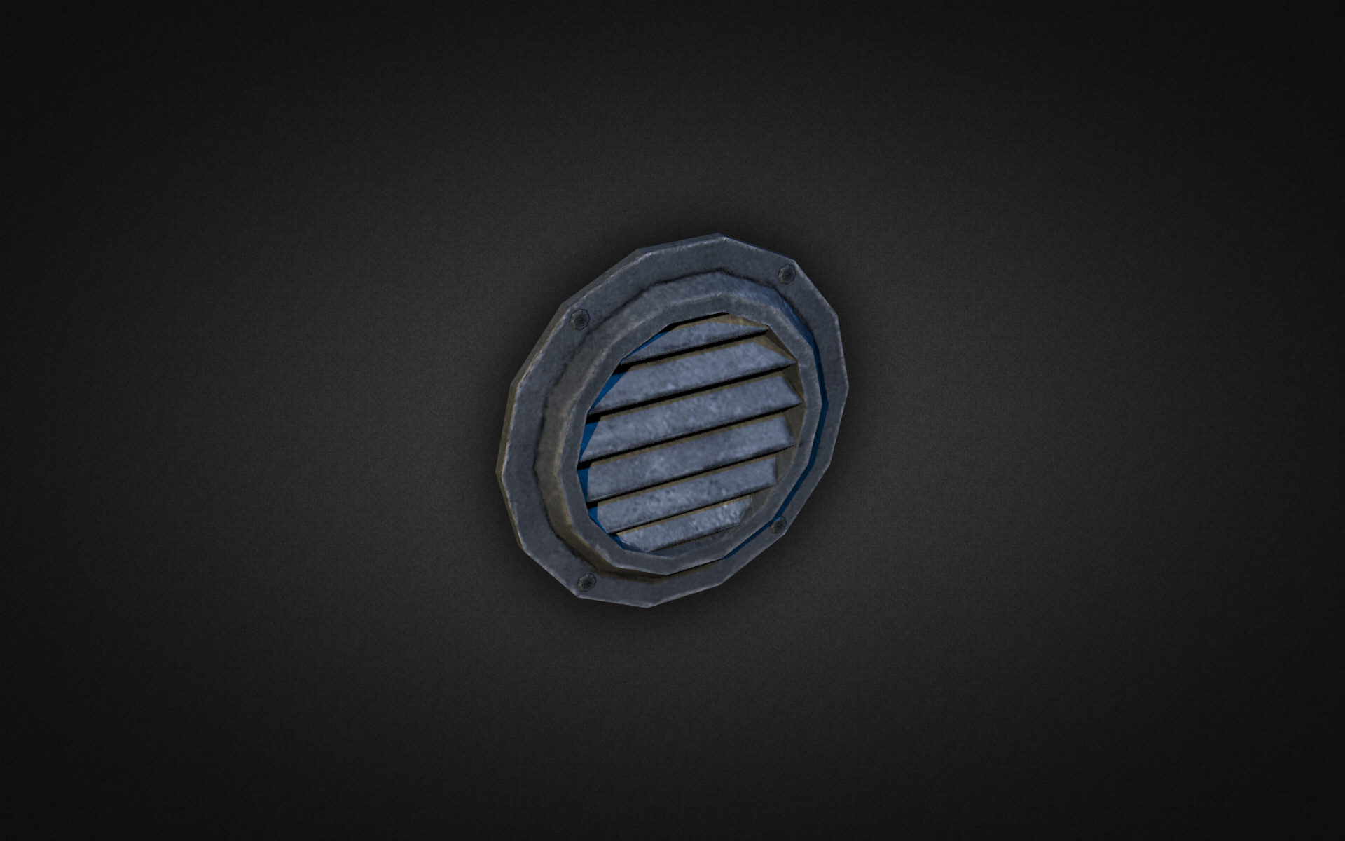 Wall Vents Pack 01 Low-poly 3D model_5