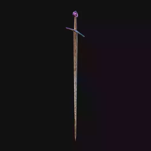 Chrono Crusader Time Bending 3D Model Sword for Digital Adventur 3D model