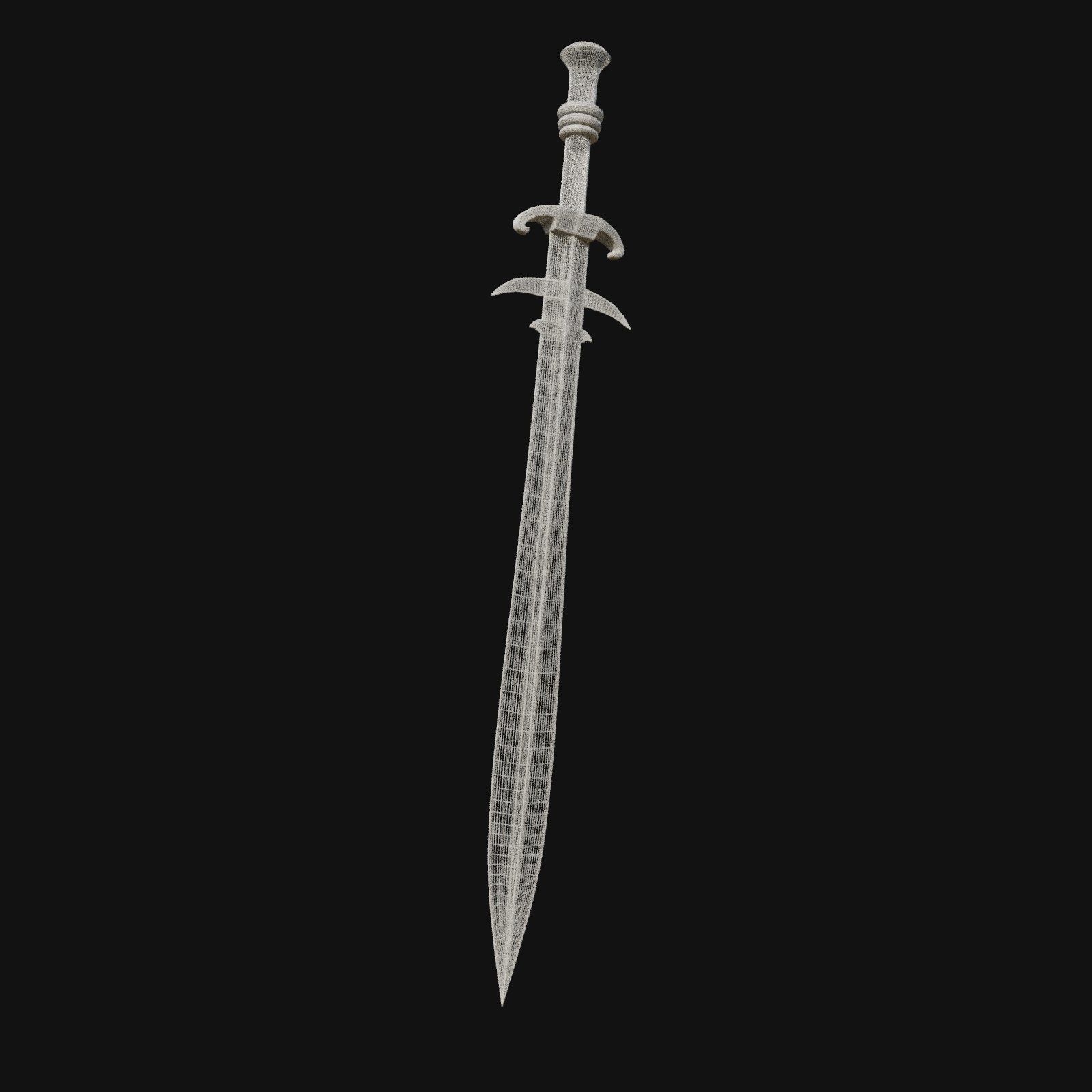 Neon Novablade Dazzling 3D Model Sword for Digital Gladiators 3D model_4