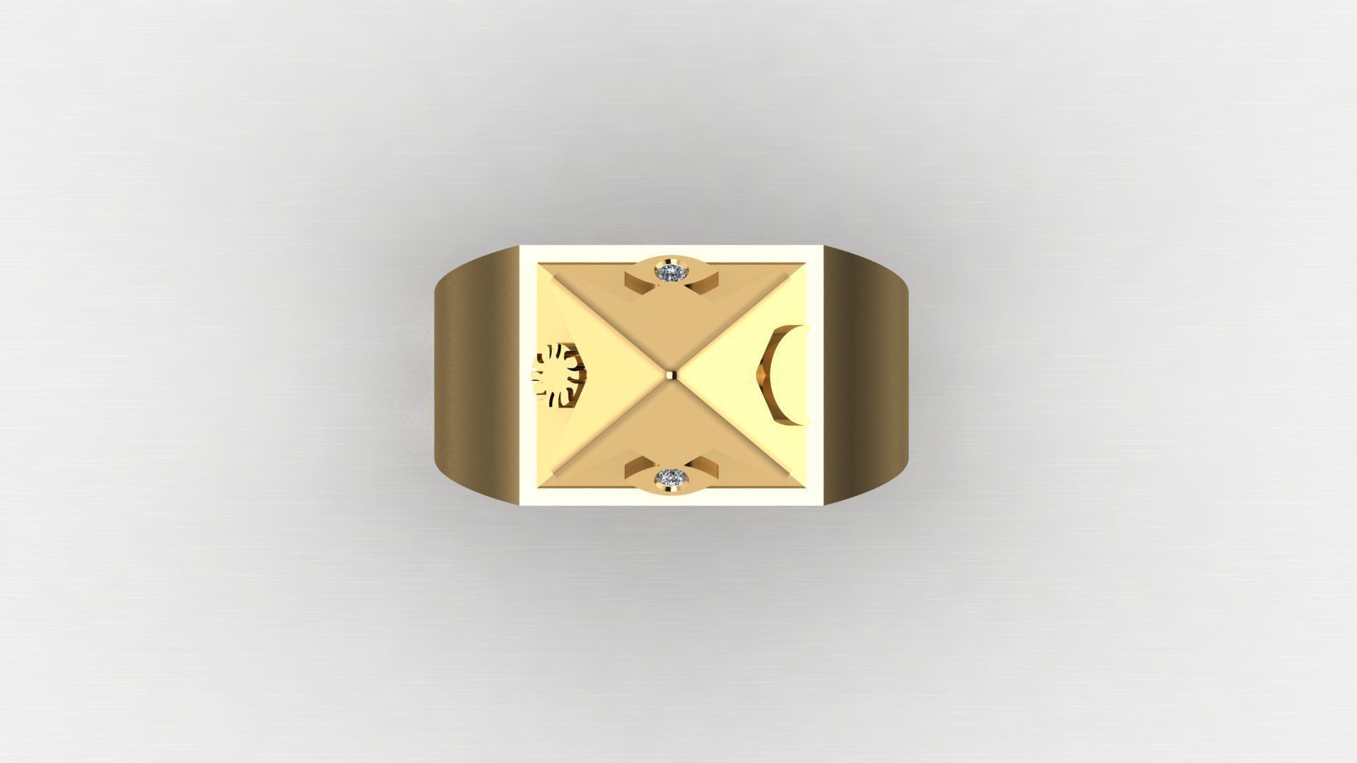 The Symbolic Elegance Unveiling the Meaning Behind Masonic Rings 3D print model_4