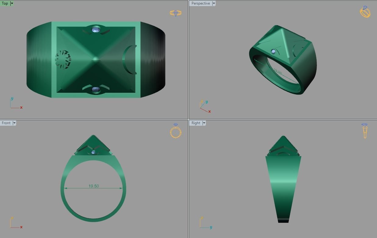 The Symbolic Elegance Unveiling the Meaning Behind Masonic Rings 3D print model_5